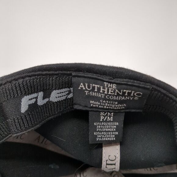 Coil Solutions Fitted Hat Black S/M Flexfit Embroidered Authentic T-Shirt Co. - Picture 8 of 8
